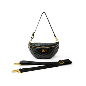 Think Royln - Little Runaway Pearl Black Handbag