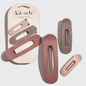 Kitsch - Flat Lay Claw Clip 3pc Flat - Ultra Glossy Terracotta