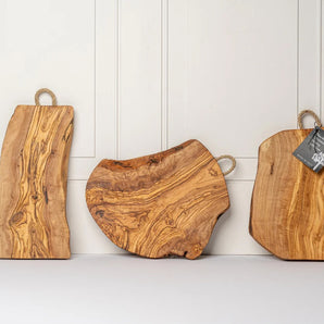 Verve Culture -Italian Olivewood Charcuterie and Cheese Board with Rope Handle