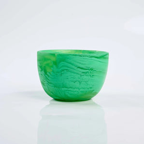 Nashi - Deep Medium Bowl Peridot Swirl