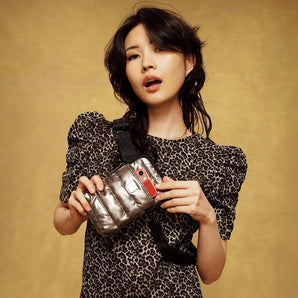 Think Royln - Buzz Me Lightning Grey Handbag