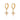 Scream Pretty - Starburst Hoop Earrings
