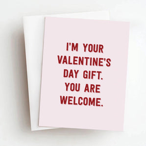 Skel - Valentine's Gift Sarcastic Greeting Card