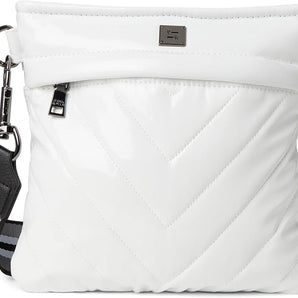 Think Royln - White Patent Sidewalk Handbag