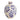 Mud Pie - Large Blue Floral Bud Vase