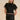 Elan - Short Sleeve Black Sweater