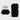 Kitsch - Recycled Fabric Petal Hair Elastics 10pc Set - Black