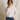 Perfect White Tee - Arden Sugar French Terry Top