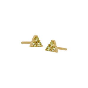 The Land of Salt - Trio CZ Stud Earrings