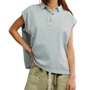 Free People - Keep On Polo in Polar Fog
