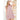 THML - Pink Flower Print Ruffle Sleeve Dress