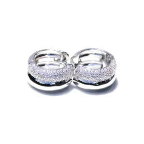 Native Gem - Double Donut Huggie Earrings