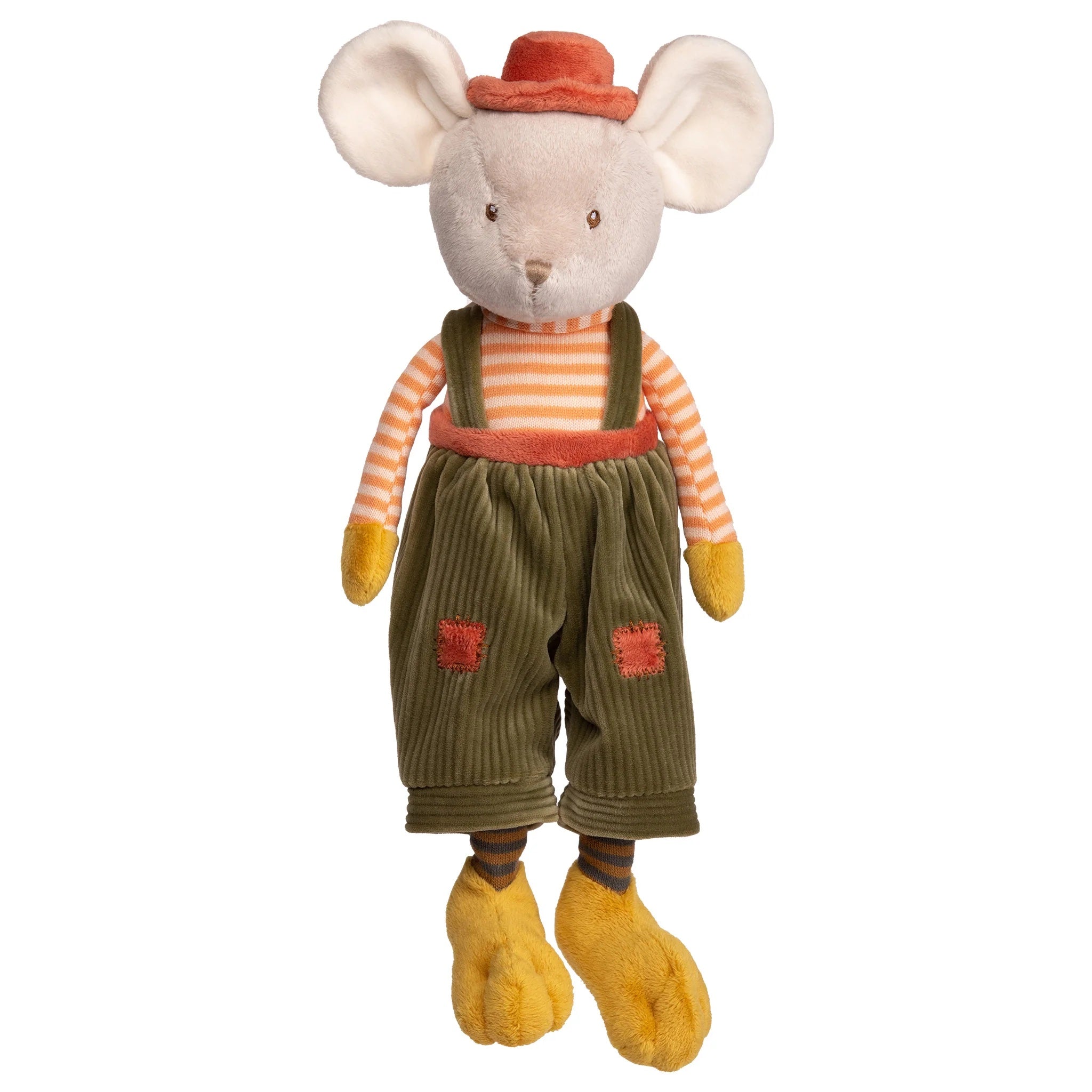 Peluche Bukowski Topolino The Big Henry, 35 Cm, Beige Con Vestitino, Lavabile A Mano