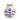 Mud Pie - Small Blue Floral Bud Vase