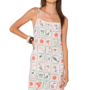 knee length dresses for ladies Sunlit Sky Mini Dress - Salt Crystal main image 0