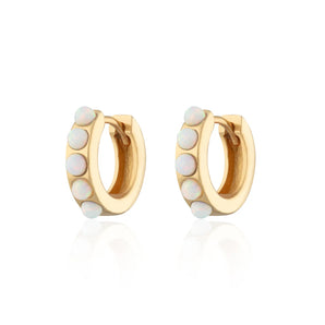 Scream Pretty - Opal Huggie Earrings