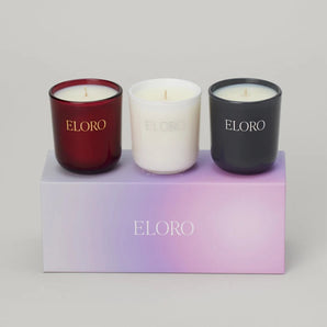 Eloro - Votive Discovery Set Set of 3 La Foret, Cashmere, Tobacco Road