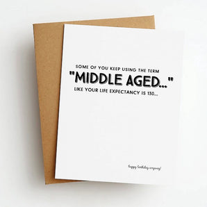Skel - Middle Aged 130 Greeting Card