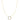 Tai - Rainbow CZ Circle with Chain Necklace