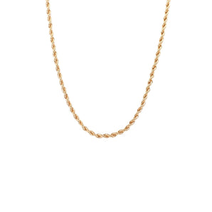 Marlyn Schiff - Gold Twisted Rope Chain Necklace