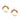 Marlyn Schiff - Metal Lucite Open Circle Earring