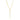 Marlyn Schiff - Knot Charm Extender Gold-Oval Link Necklace