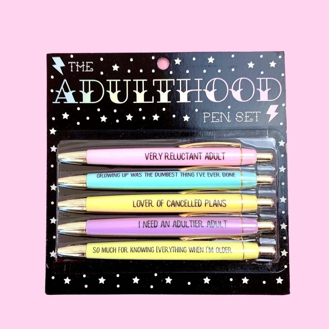 Give you more choice Fun Club - Teachers Pen Set, snarky pens for adults  work
