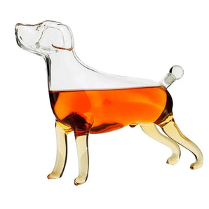 The Wine Savant - Labrador Dog Animal Whiskey and Wine Decanter 500ml
