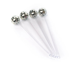 NPW - Disco Drink Stirrer 4 pack