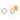Tai - Gold Clear CZ Open Circle Post Earring
