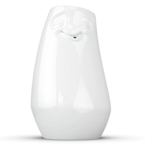 FiftyEight Distribution - 9" Laid Back White Vase