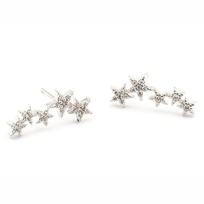 Tai - 5 Star Stud Earring Silver
