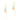 Tai - Three Stone Threader Earring