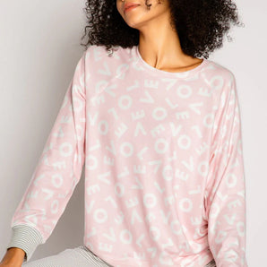 PJ Salvage - Long Sleeve Top Live Life Gratefully