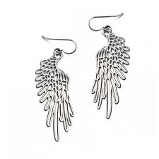 Daphne Olive - Small Wings #3 Earring Silver