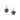 Marlyn schiff - Pave Flower Circle Fish Hook Earring