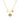 Marlyn Schiff - Gold 16" Enamel Hamsa/Flower Necklace