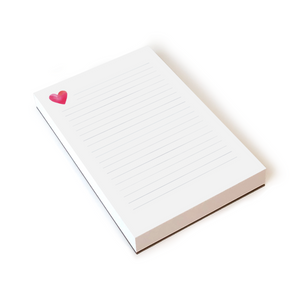 E. Frances Paper - Hearts Lined Notepad