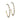 Jennifer Zeuner - Bea 2" Hoops Two Tone Earrings